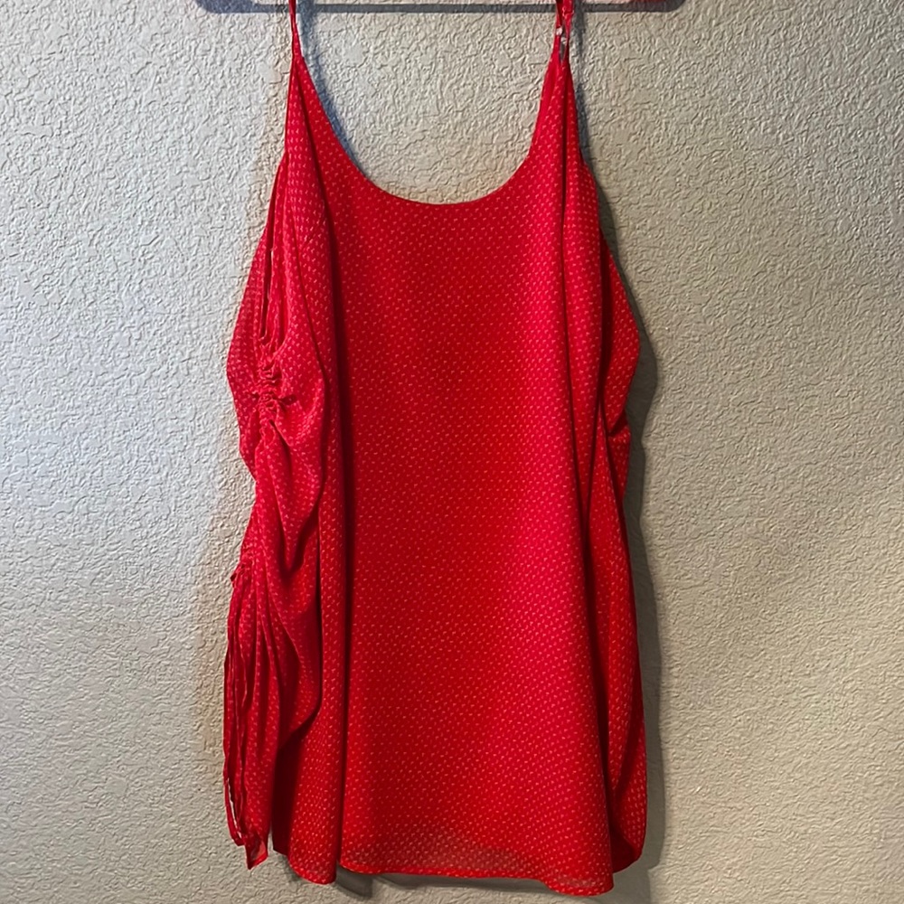 Lovers & Friends - Red open shoulder blouse